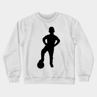 Soccer Player Boy Crewneck Sweatshirt